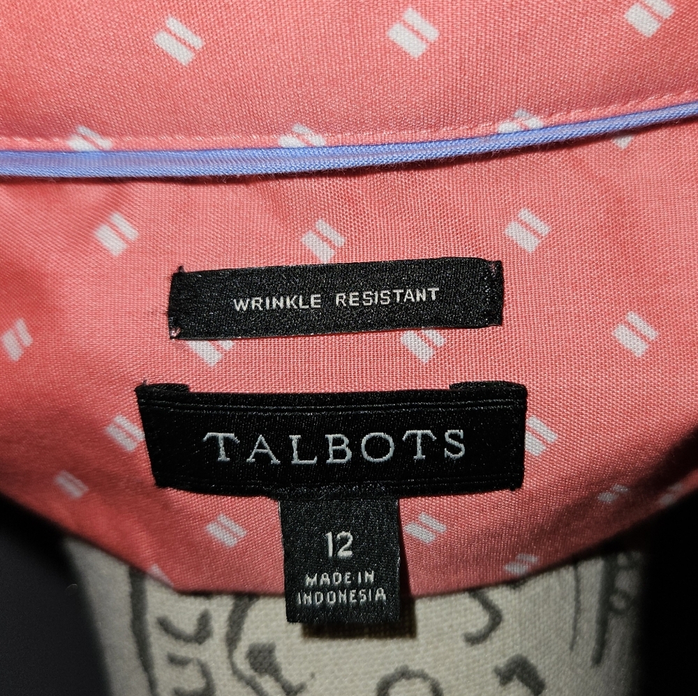 Talbots Button Closure Blouse - image 7